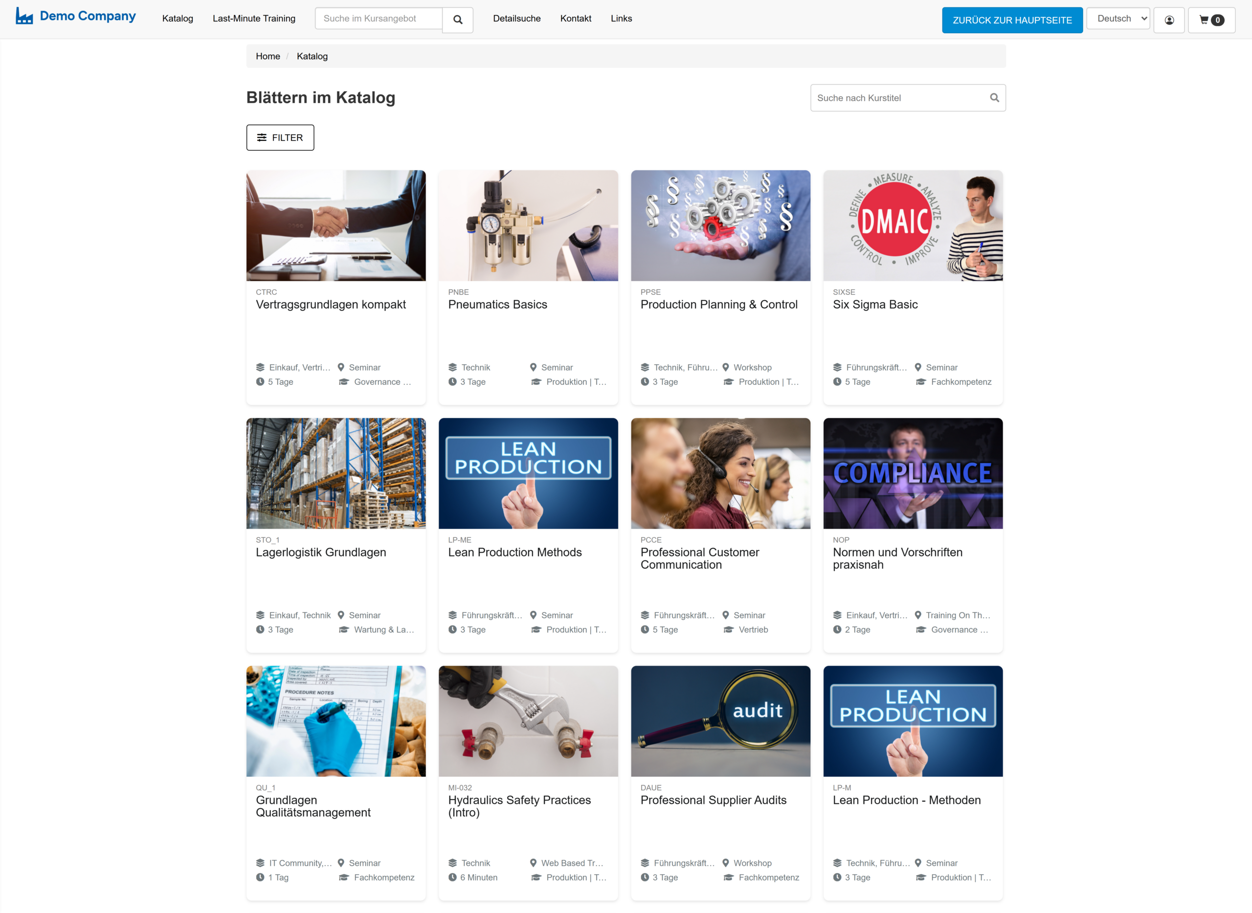 Course Selection Learning Portal